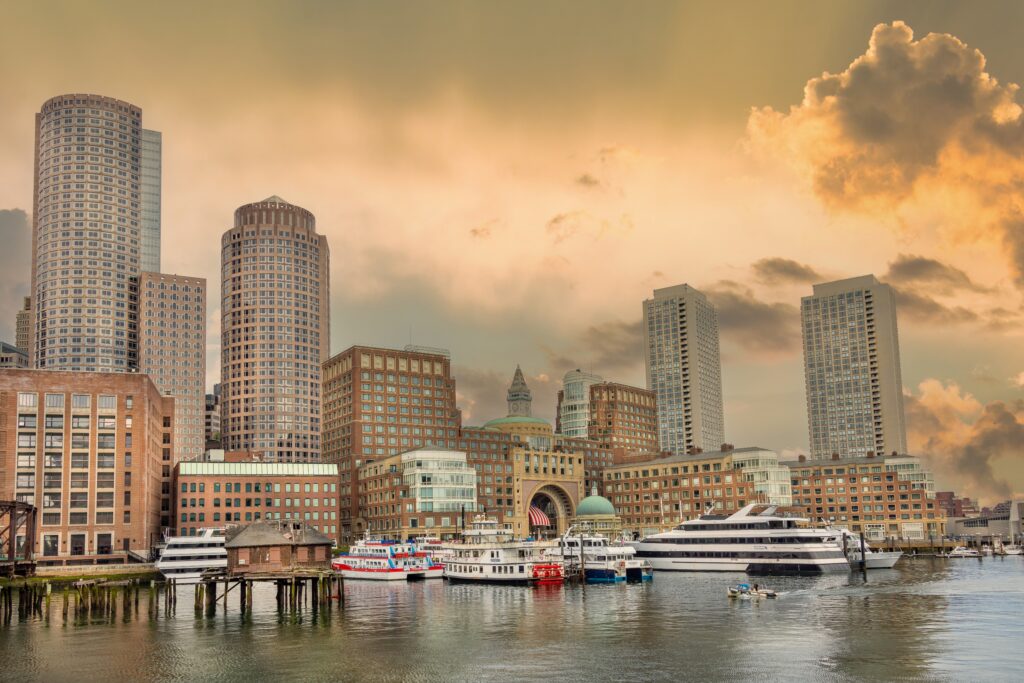 Massachusetts Boston MA Harbor Ships