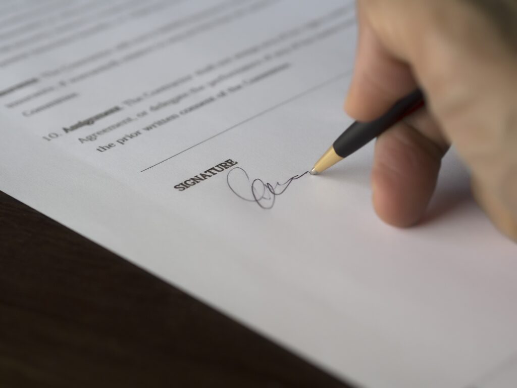 Legal Document Signature