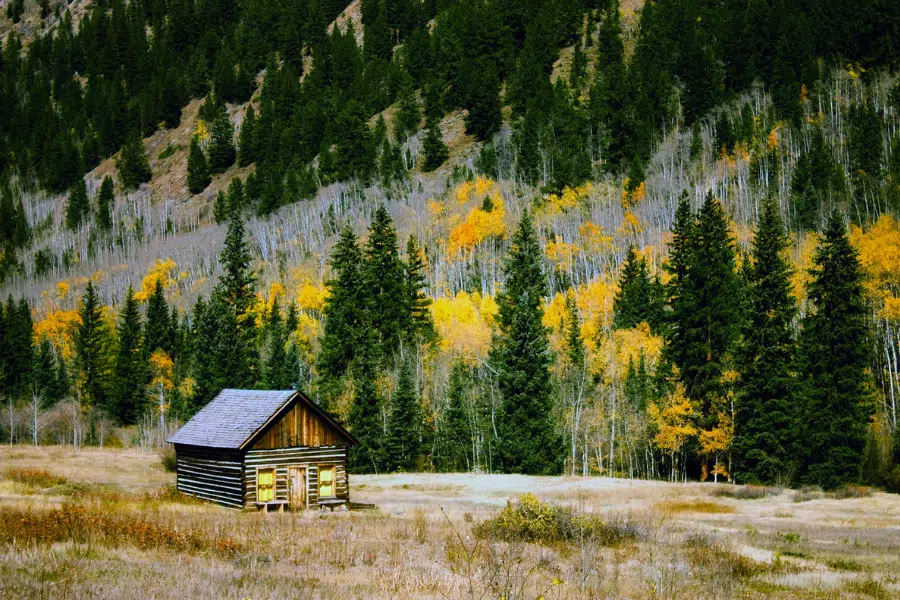 Cabin in CO Colorado Rocky Mountains Land