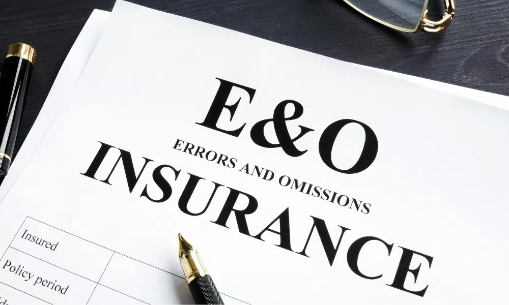 E and O insurance real estate property management appraisal E&O quote